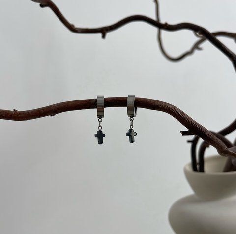 Сережки "Steel Faith" 0005 фото