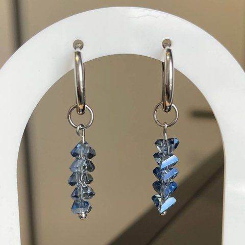 Сережки &ldquo;Крижані сходинки&rdquo; 0014 фото