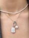 Комплект "ланцюг Emili + basic pearls" 0088 фото 1